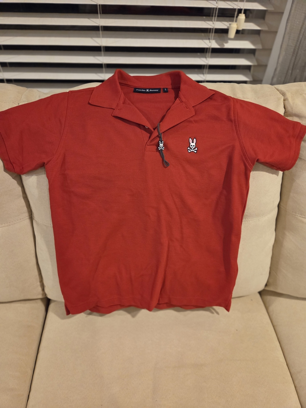 Psycho Bunny Kids Red Polo Shirt